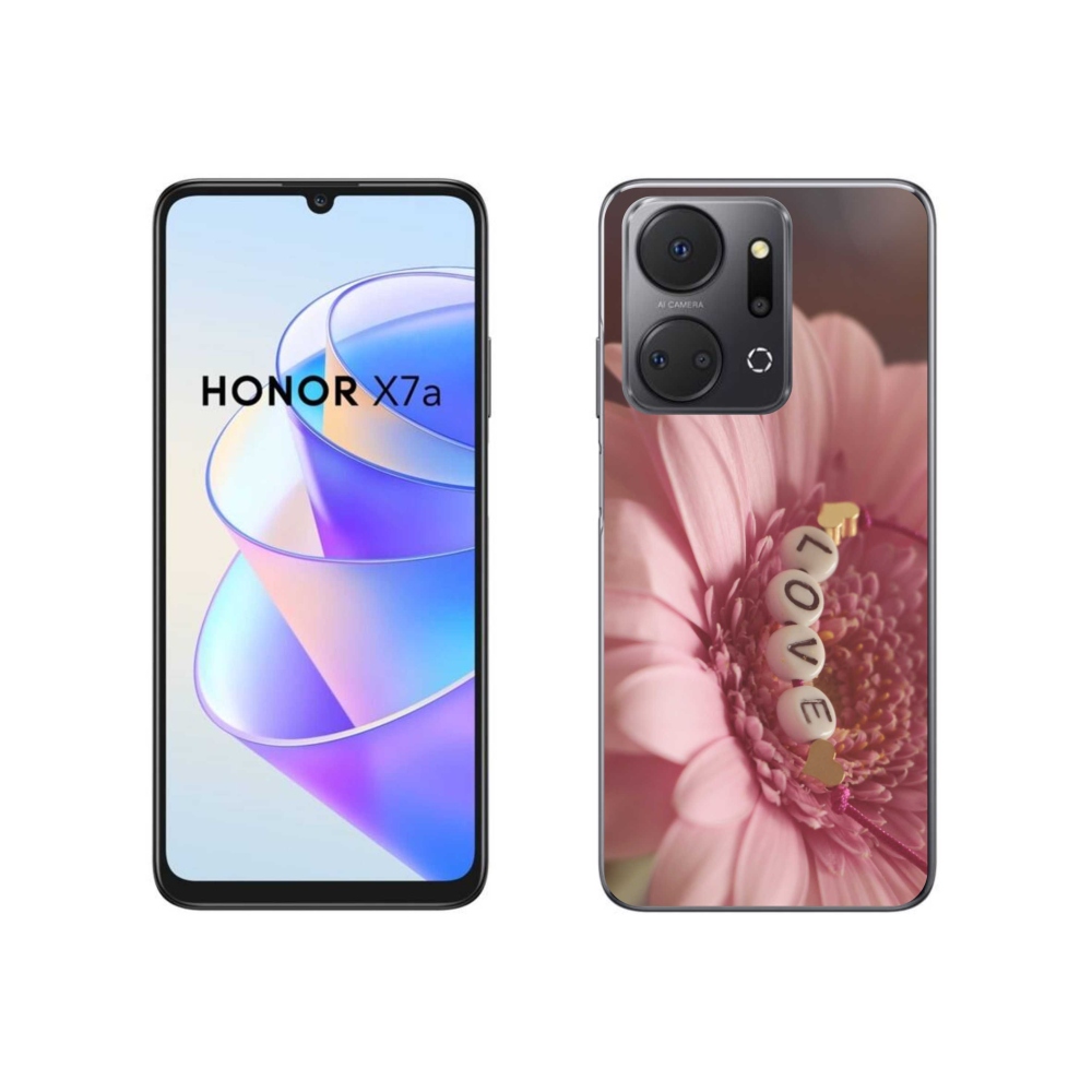 Gelový kryt mmCase na Honor X7a - přívěsek love