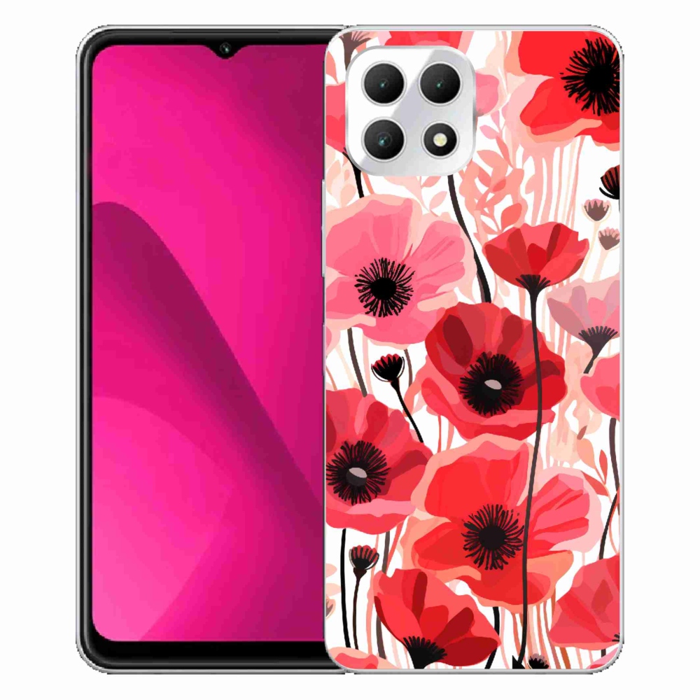 Gelový kryt mmCase na T-Mobile T Phone 2 - vlčí mák 1