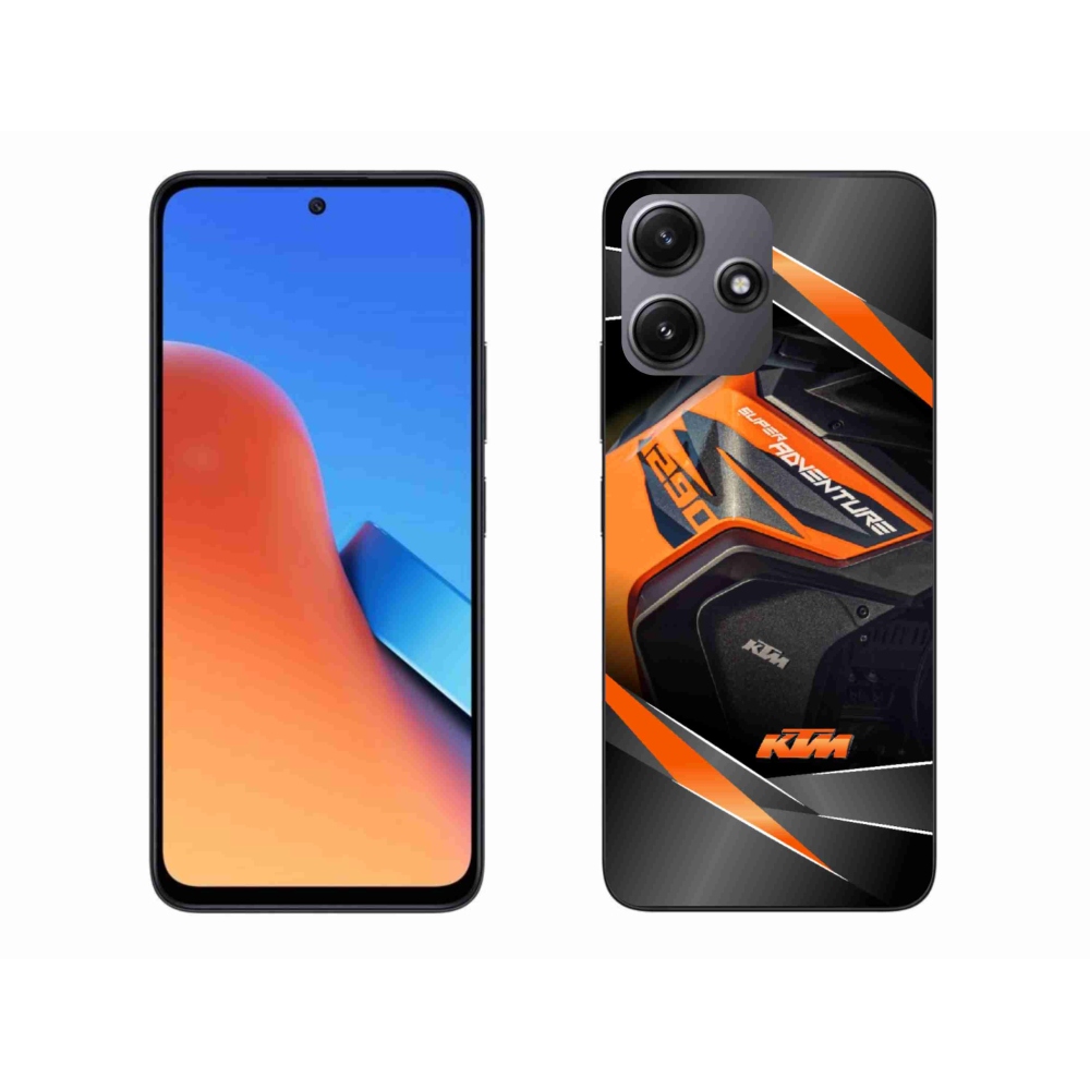 Gelový kryt mmCase na Xiaomi Redmi 12 5G - motorka ktm