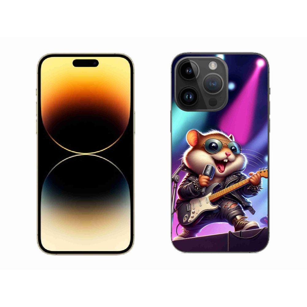 Gelový kryt mmCase na iPhone 14 Pro Max 6.7 - křeček rocker