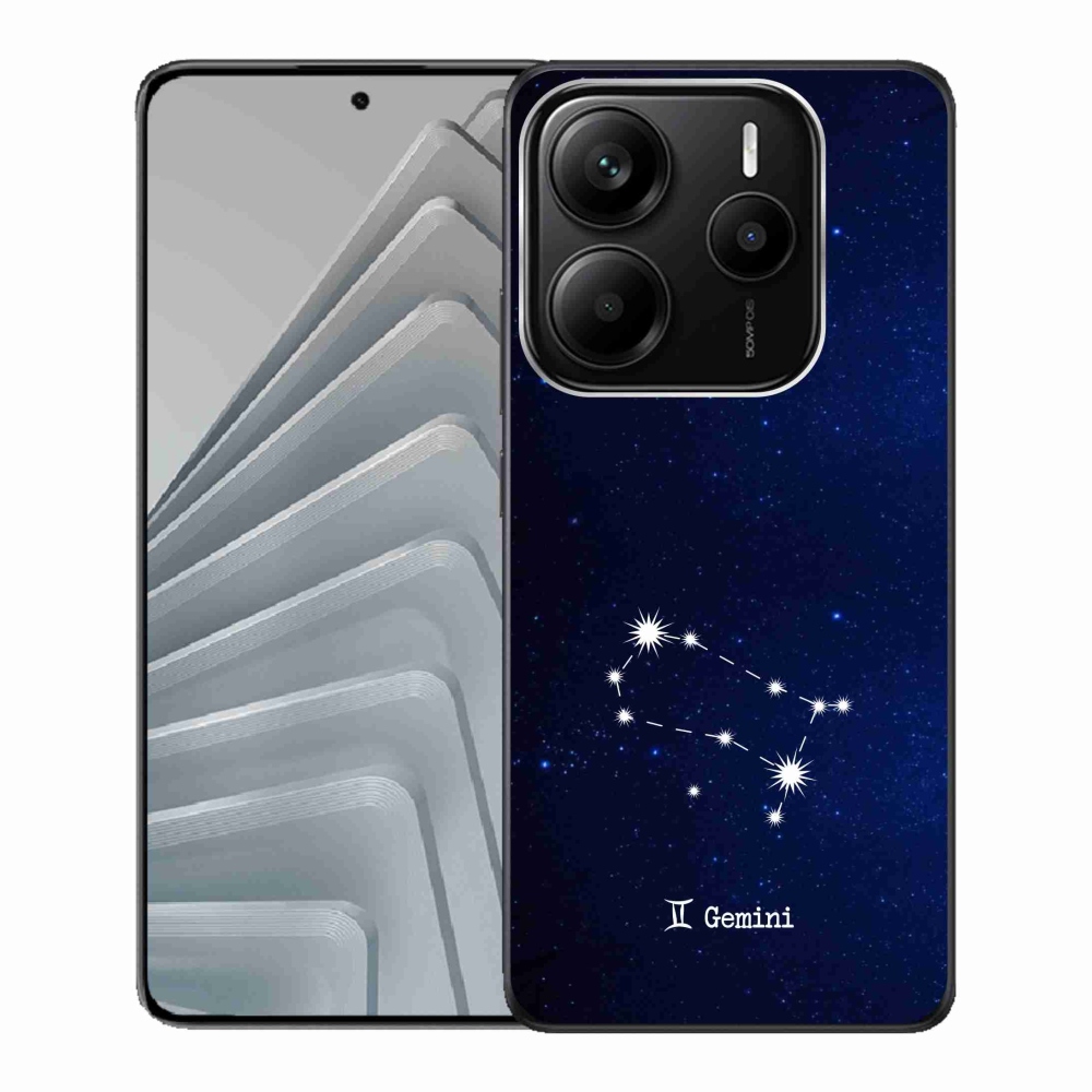 Gelový kryt mmCase na Xiaomi Redmi Note 14 5G - souhvězdí Blíženců