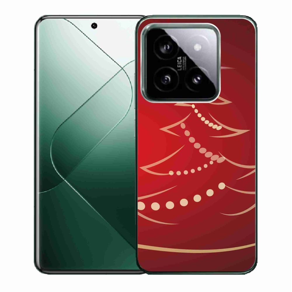 Gelový kryt mmCase na Xiaomi 14 - kreslený vánoční stromek