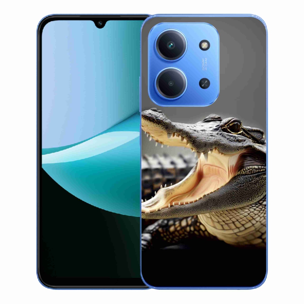 Gelový kryt mmCase na Xiaomi Redmi 15C 4G/5G (173mm) - krokodýl