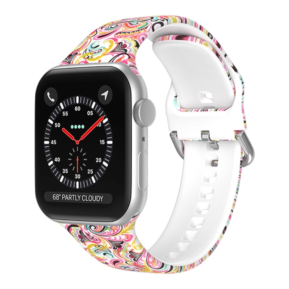 Print silikonový řemínek na Apple Watch Ultra/Ultra 2 49mm/SE/SE 2022/2023 44mm/9/8/7 45mm/6/5/4 44mm/3/2/1 42 mm - vzor A