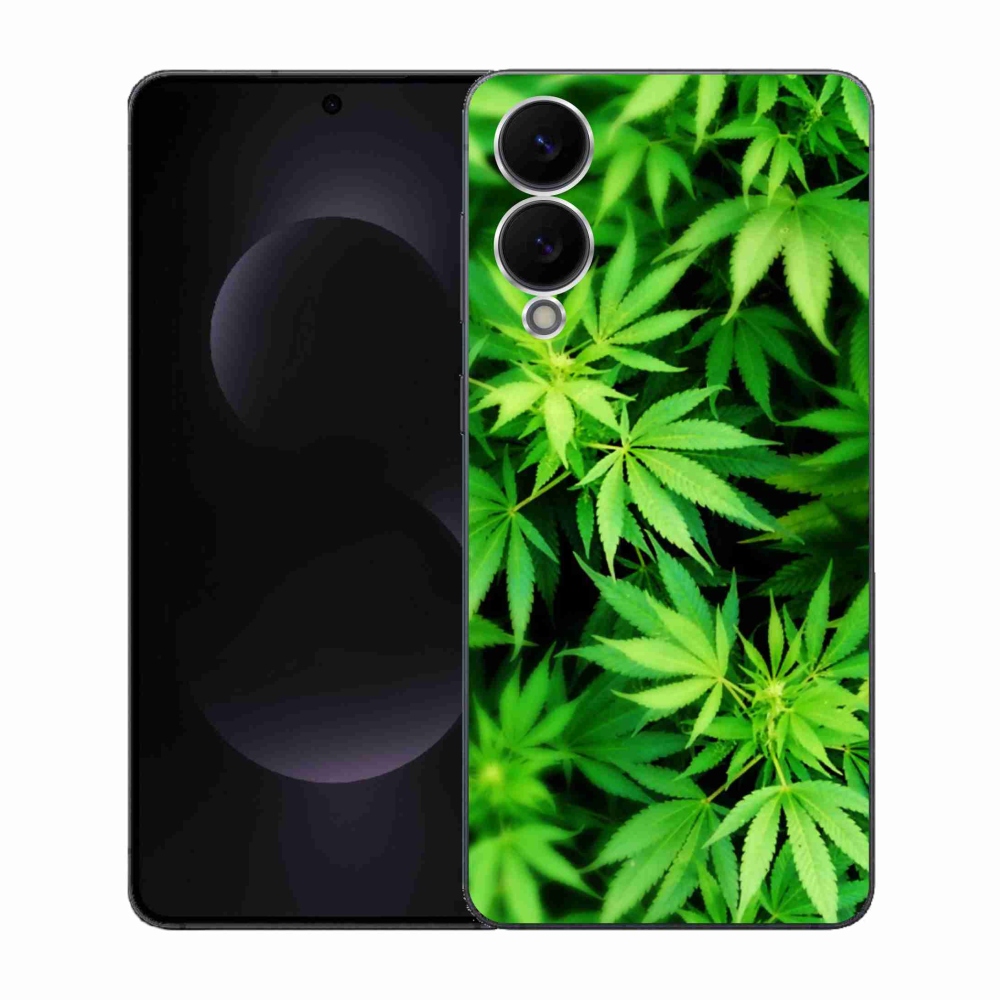 Gelový kryt mmCase na Samsung Galaxy S25 Edge - konopí 3