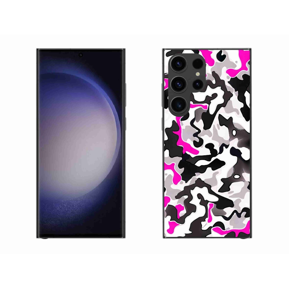Gelový kryt mmCase na Samsung Galaxy S23 Ultra 5G - maskáčový vzor 5