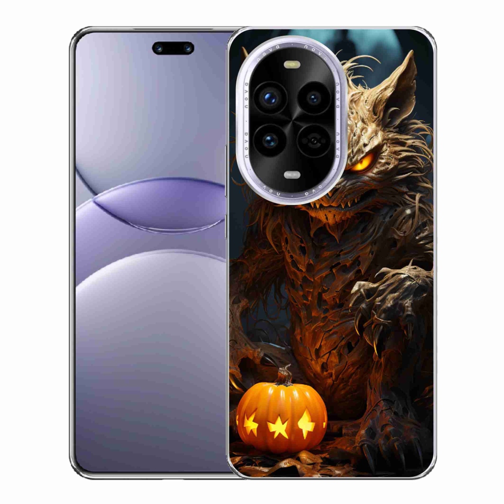 Gelový kryt mmCase na Huawei Nova 13 Pro 5G - halloweenská příšera