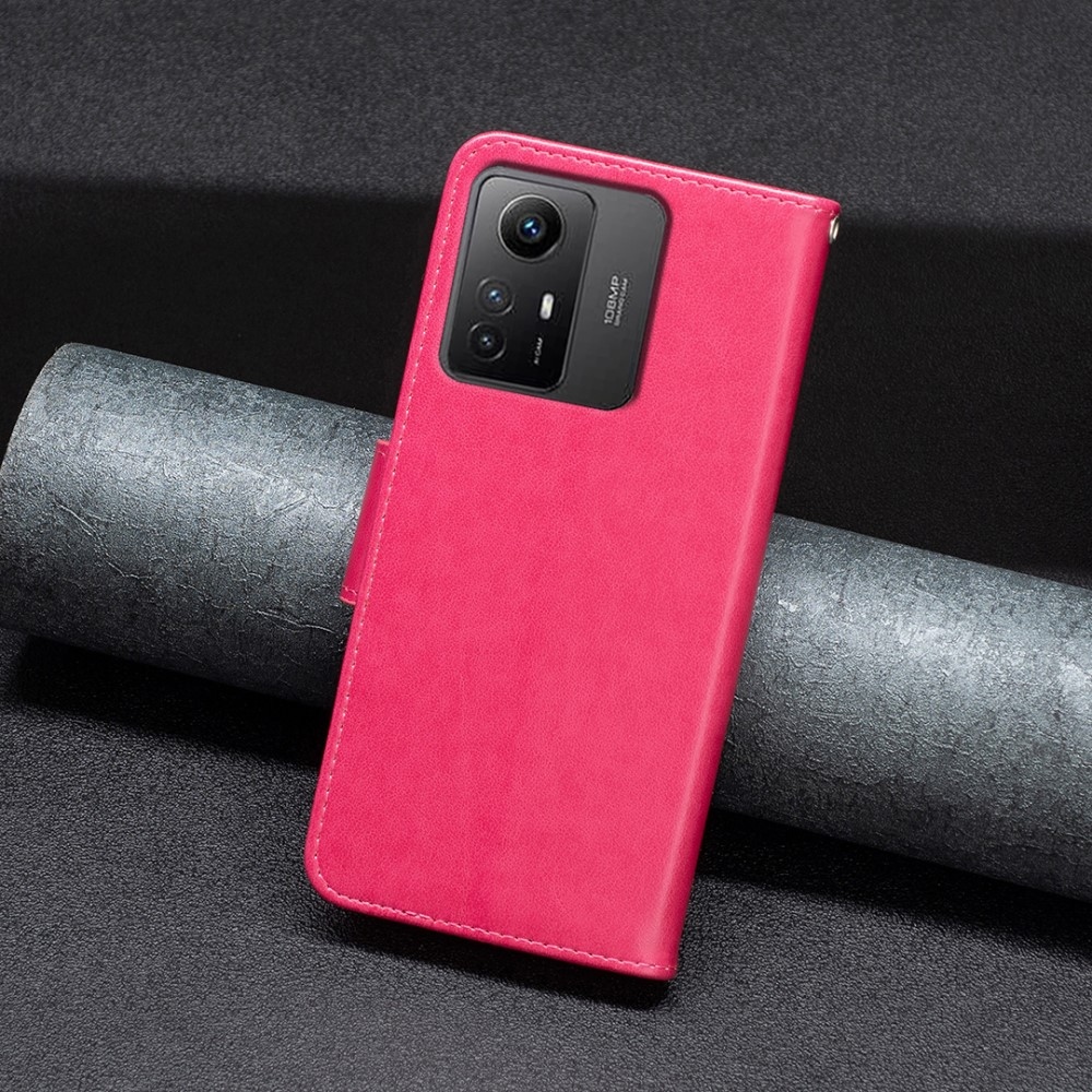 Butterfly knížkové pouzdro na Xiaomi Redmi Note 12S - rose