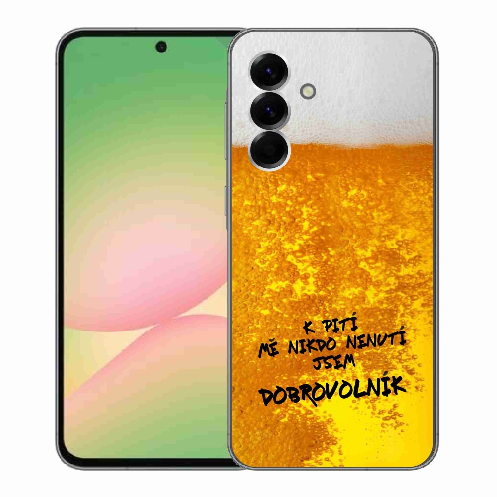 Gelový kryt mmCase na Samsung Galaxy A56 5G - pivní motiv 4