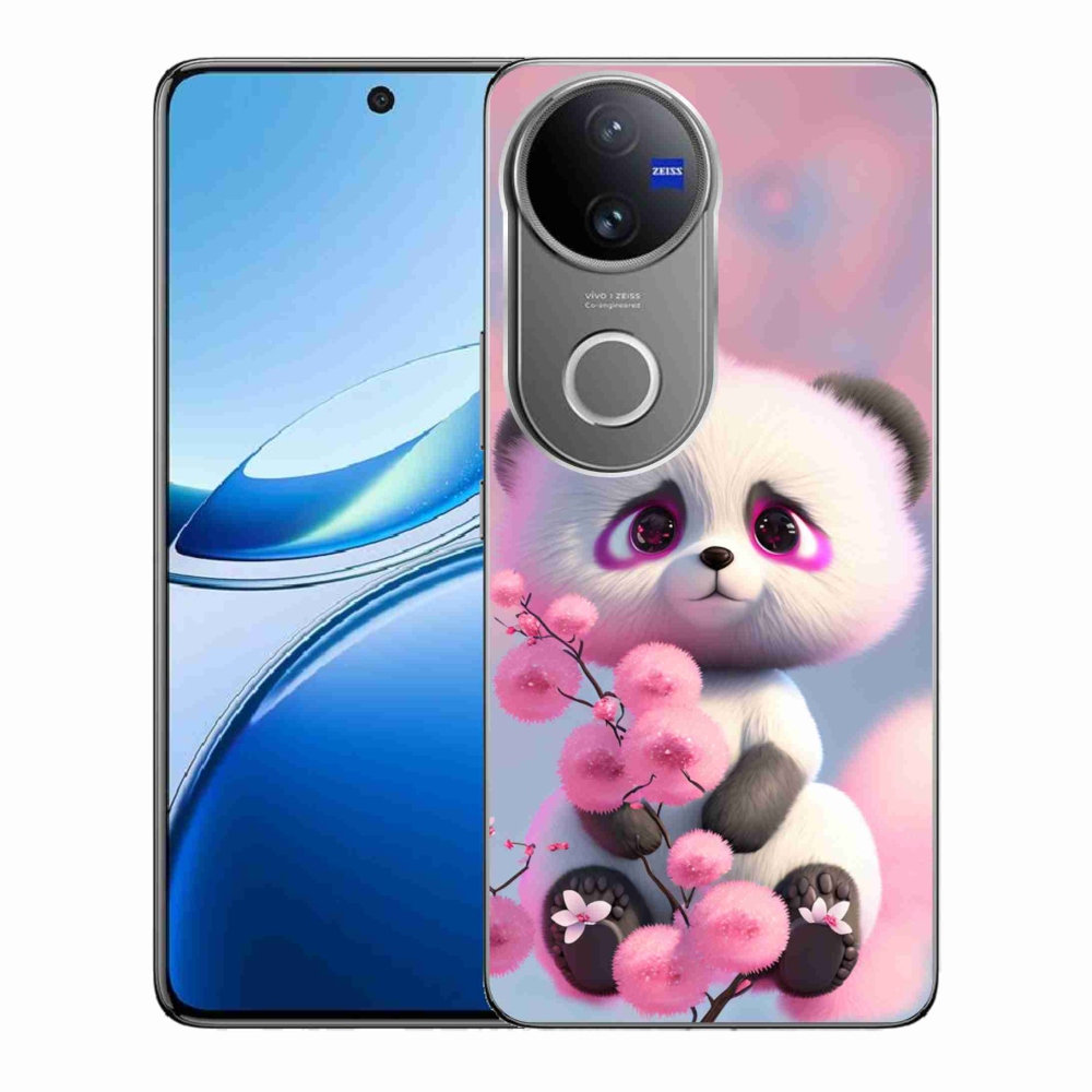 Gelový kryt mmCase na Vivo V50 5G - roztomilá panda 1