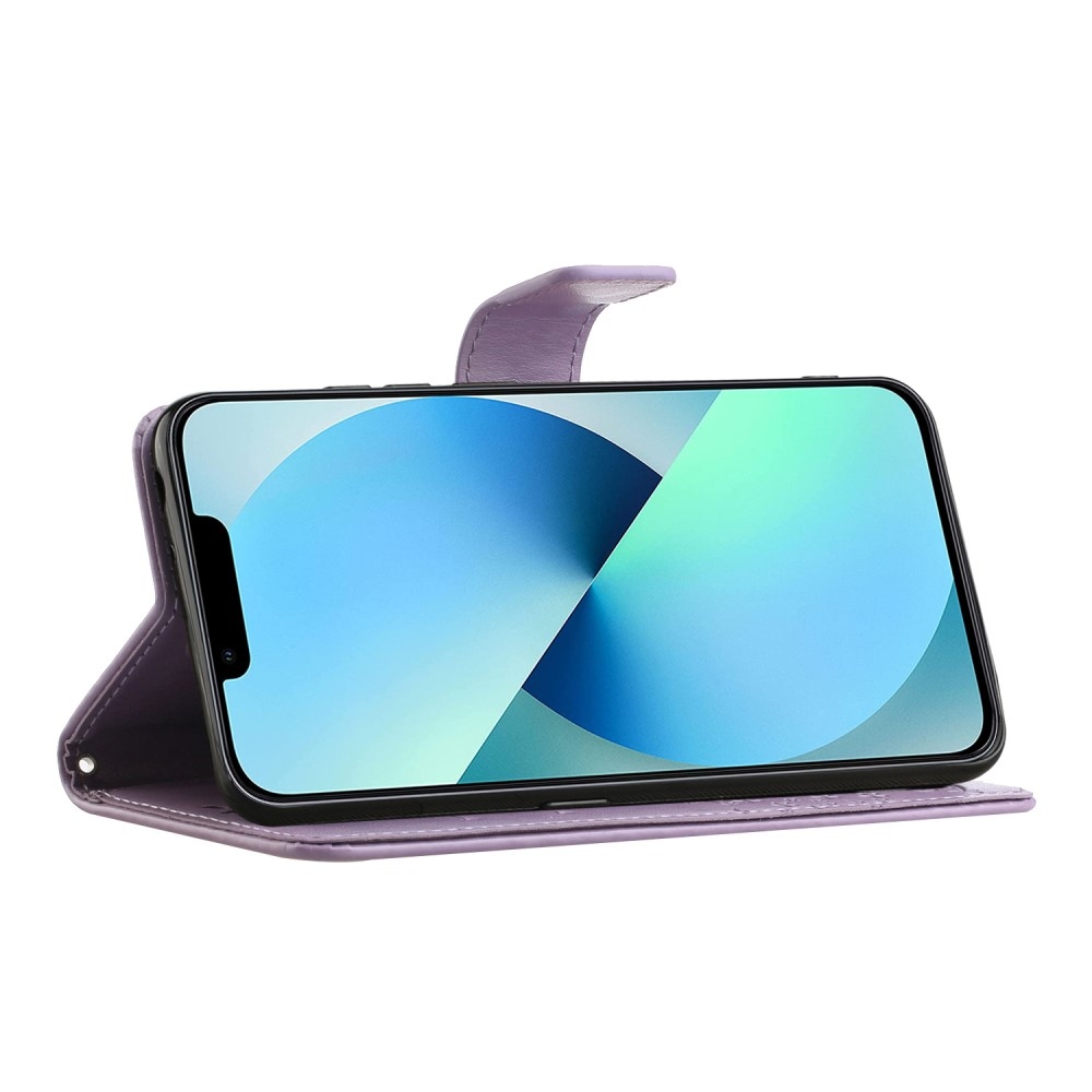 Tree knížkové pouzdro na iPhone 15 Pro Max - světlefialové