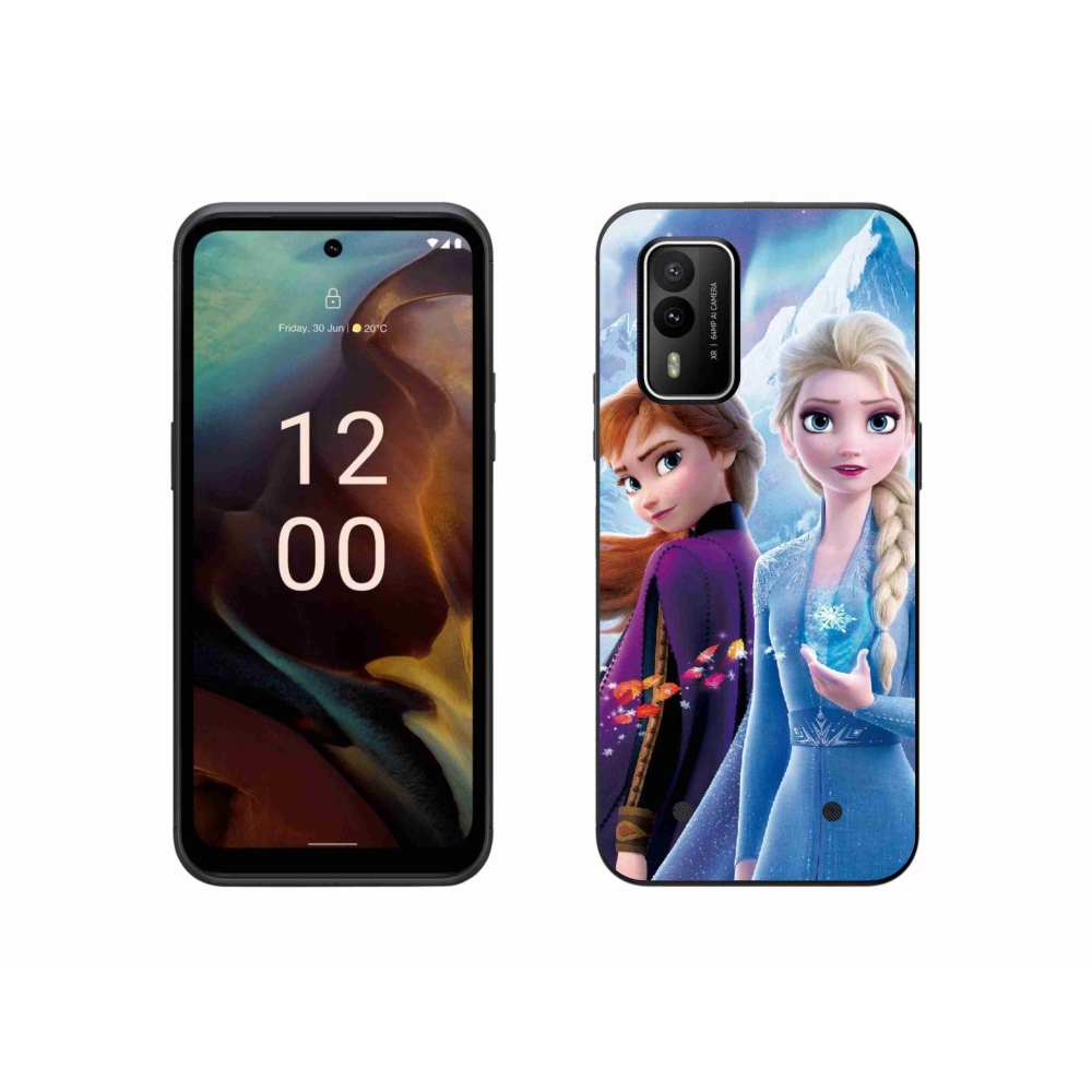 Gelový kryt mmCase na Nokia XR21 - ledové království 3