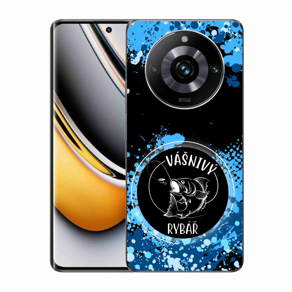 Gelový kryt mmCase na Realme 11 Pro/11 Pro+ - vášnivý rybář černé pozadí