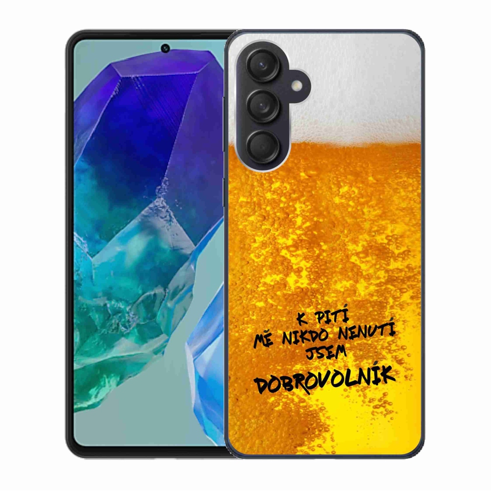 Gelový kryt mmCase na Samsung Galaxy M55 5G - pivní motiv 4