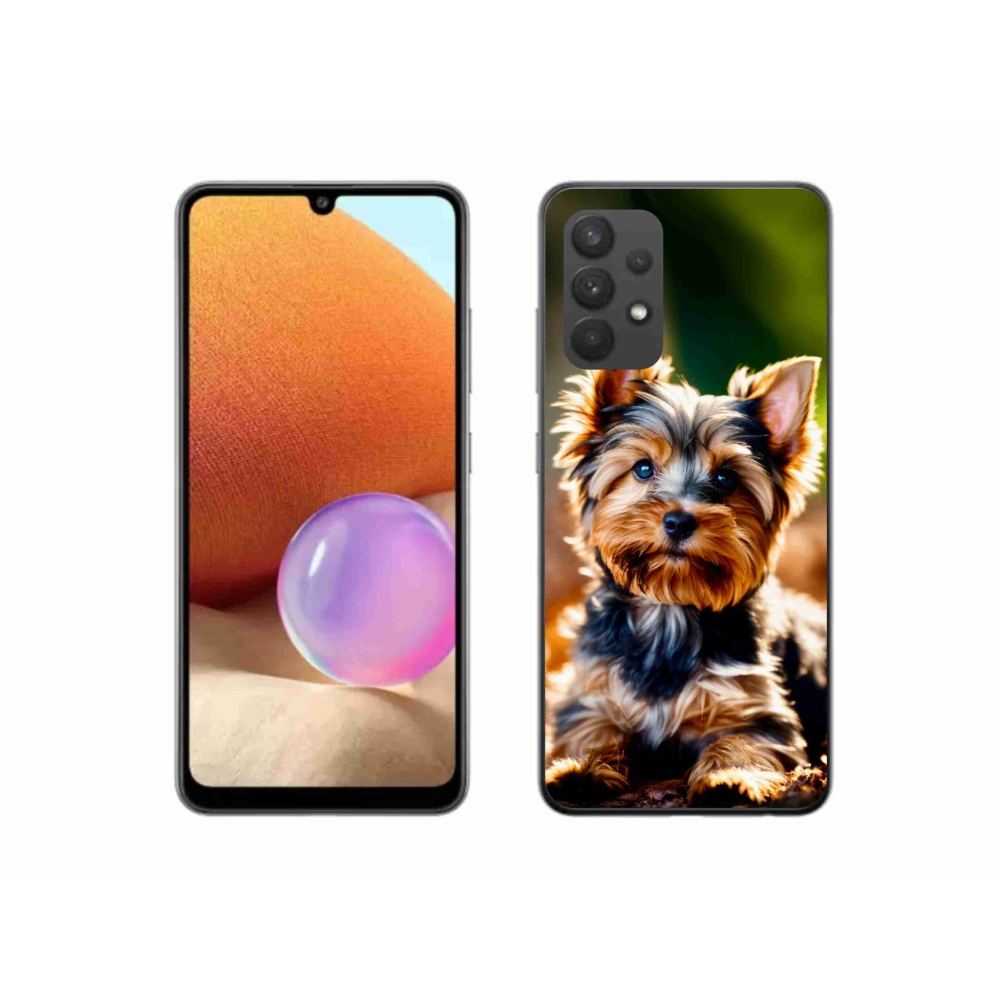Gelový kryt mmCase na Samsung Galaxy A32 4G - jorkšír 10