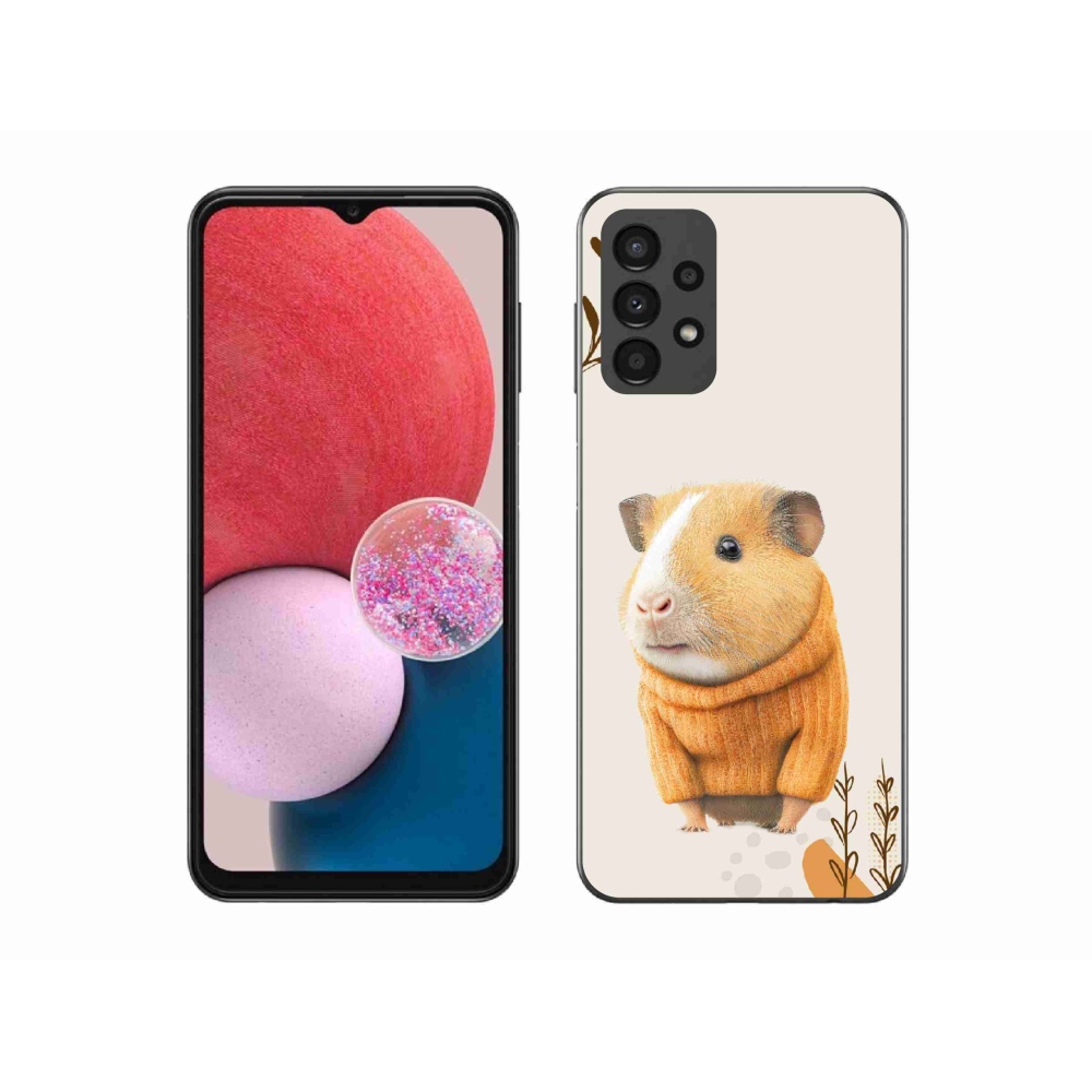 Gelový kryt mmCase na Samsung Galaxy A13 4G - morče ve svetru