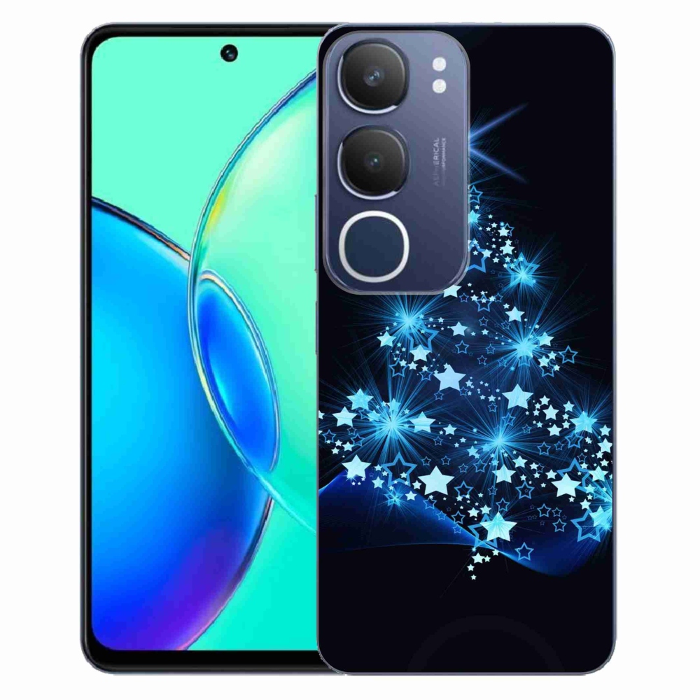Gelový kryt mmCase na Vivo Y19s - vánoční stromek
