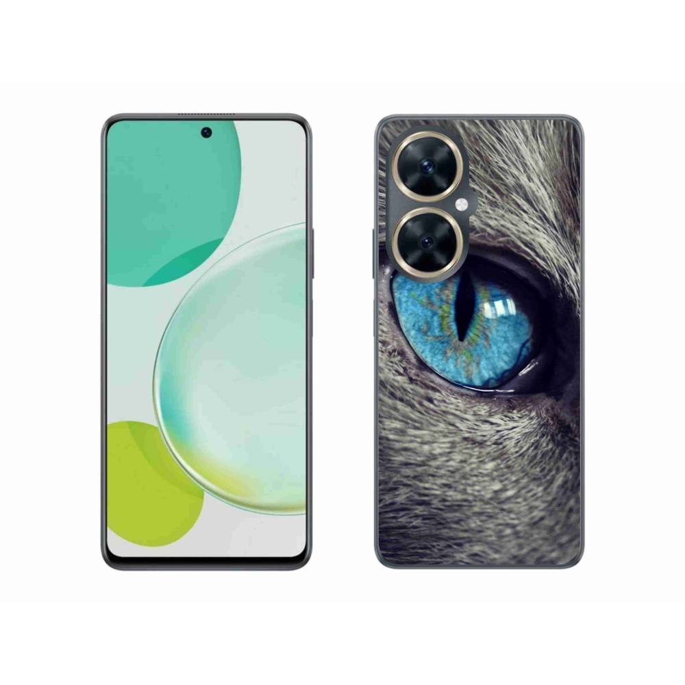 Gelový kryt mmCase na Huawei Nova 11i - modré kočičí oko