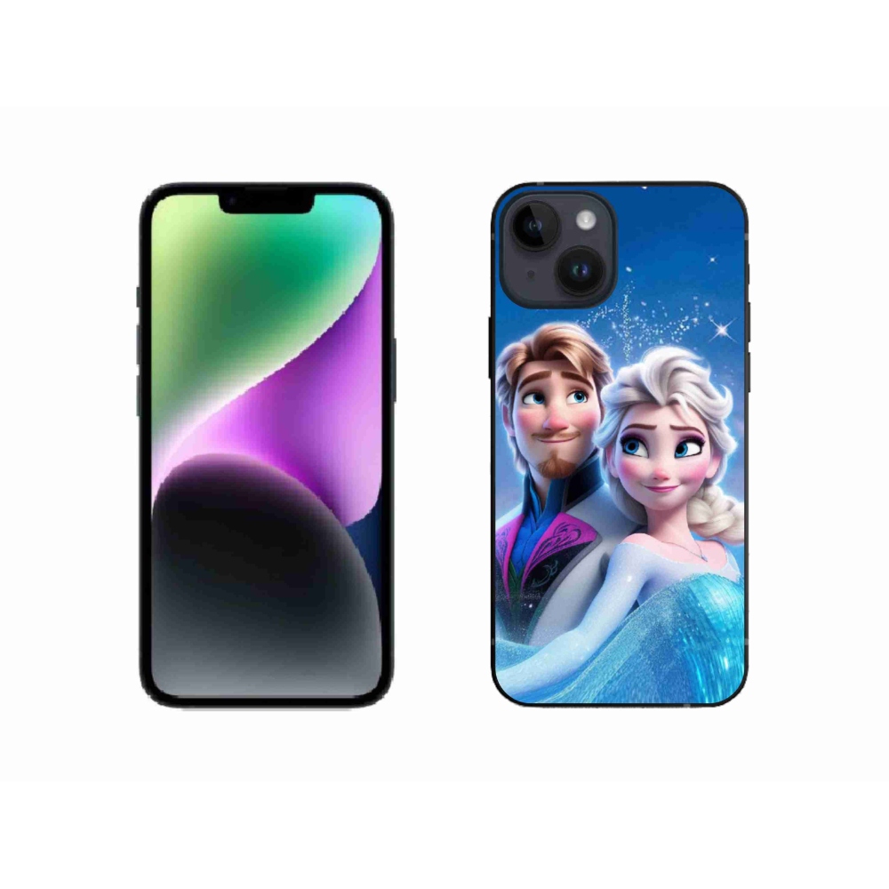 Gelový kryt mmCase na iPhone 14 - ledové království 1