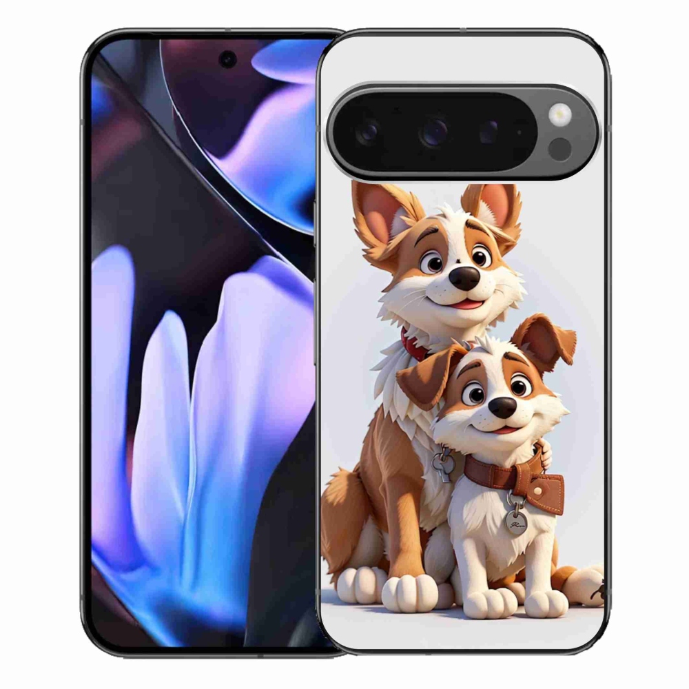 Gelový kryt mmCase na Google Pixel 9 Pro XL - kreslení psi