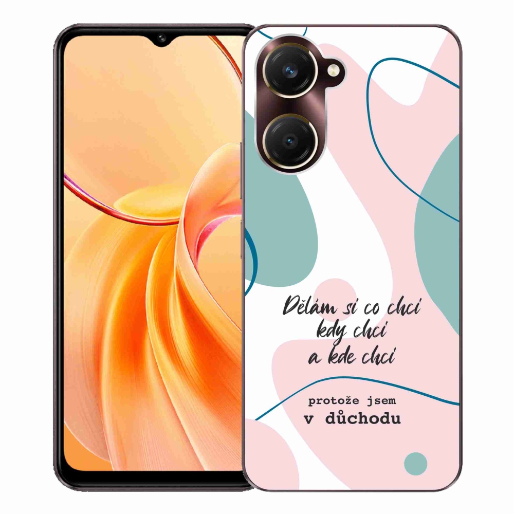 Gelový kryt mmCase na Vivo Y28s 5G - vtipný text 10 bílé pozadí