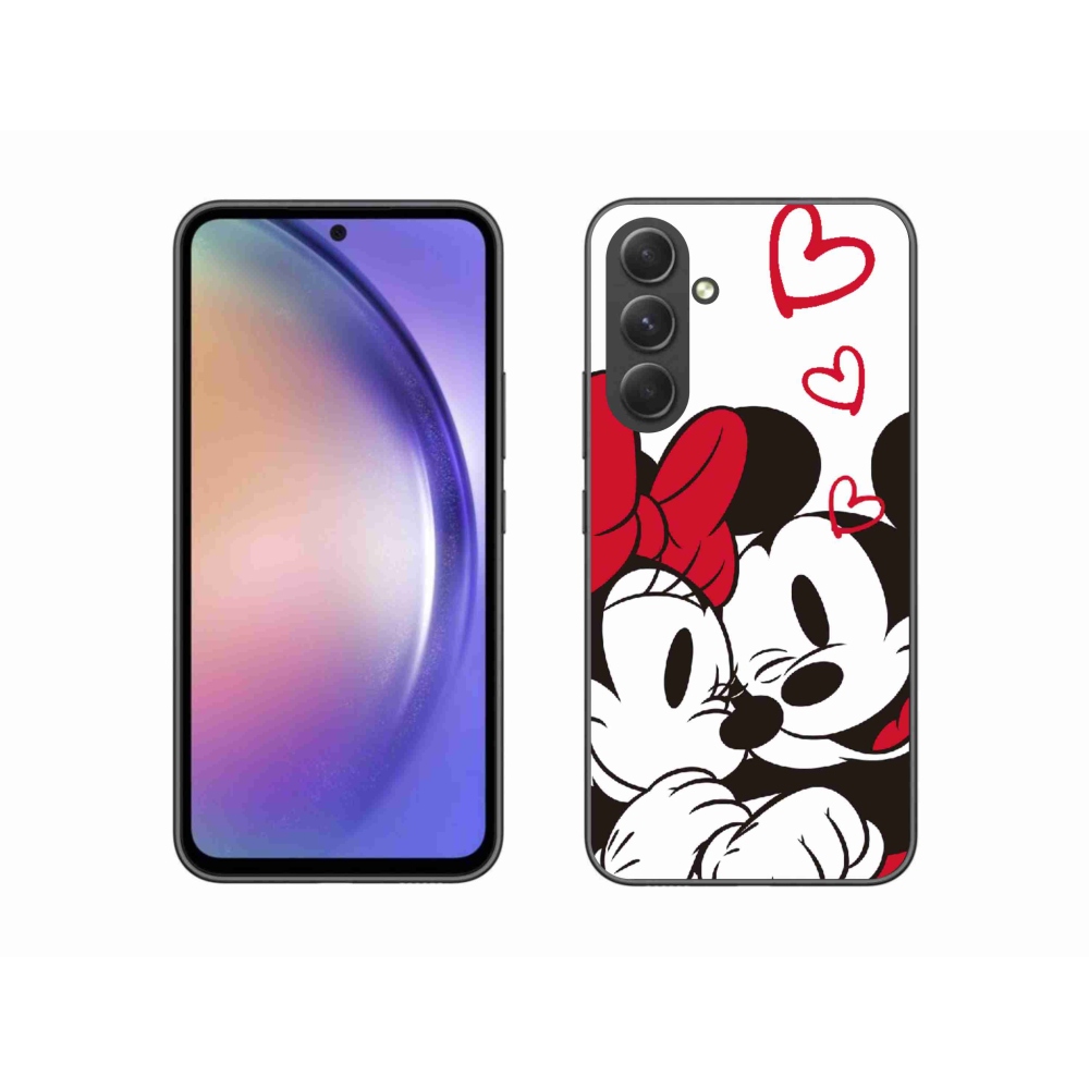 Gelový kryt mmCase na Samsung Galaxy A54 5G - minnie a mickey