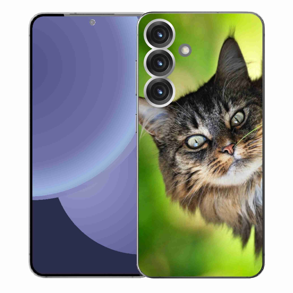 Gelový kryt mmCase na Samsung Galaxy S25+ - kočka 3