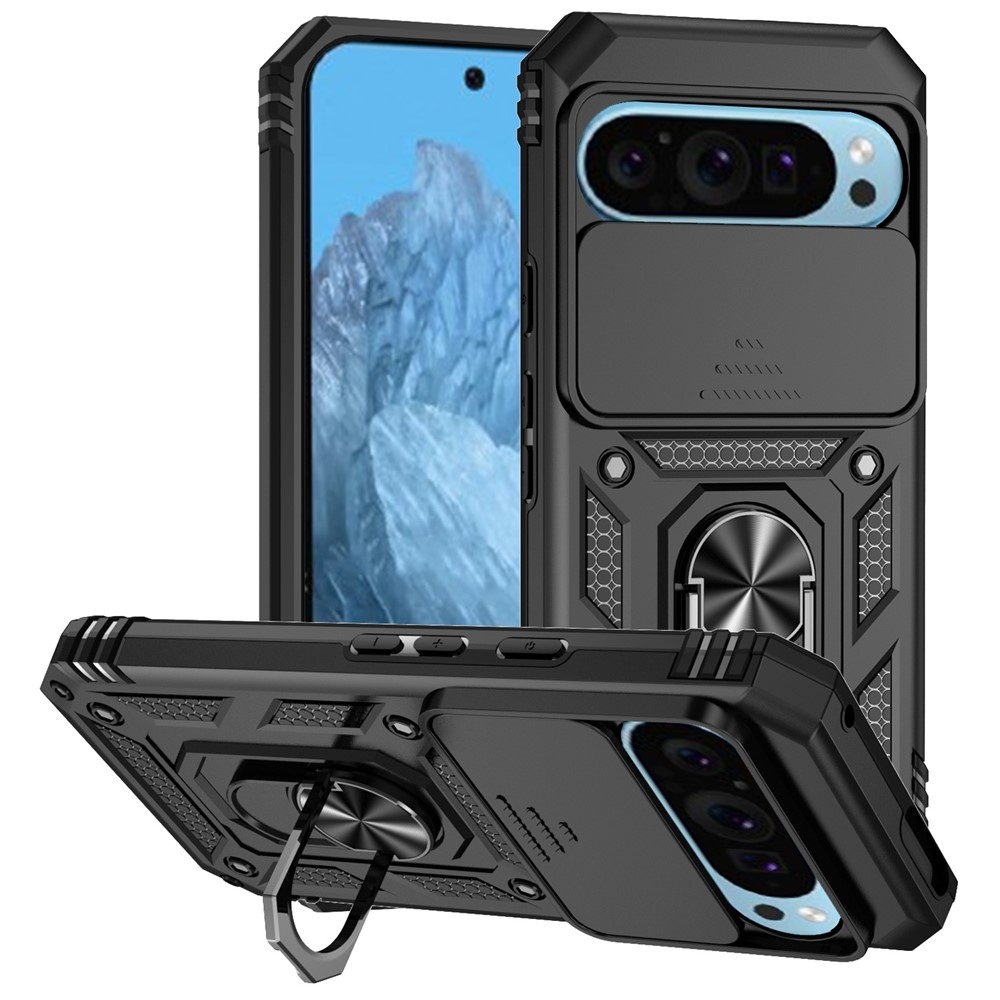 Slide odolný kryt na Google Pixel 10 Pro/Pixel 10/9 Pro/9 - černý