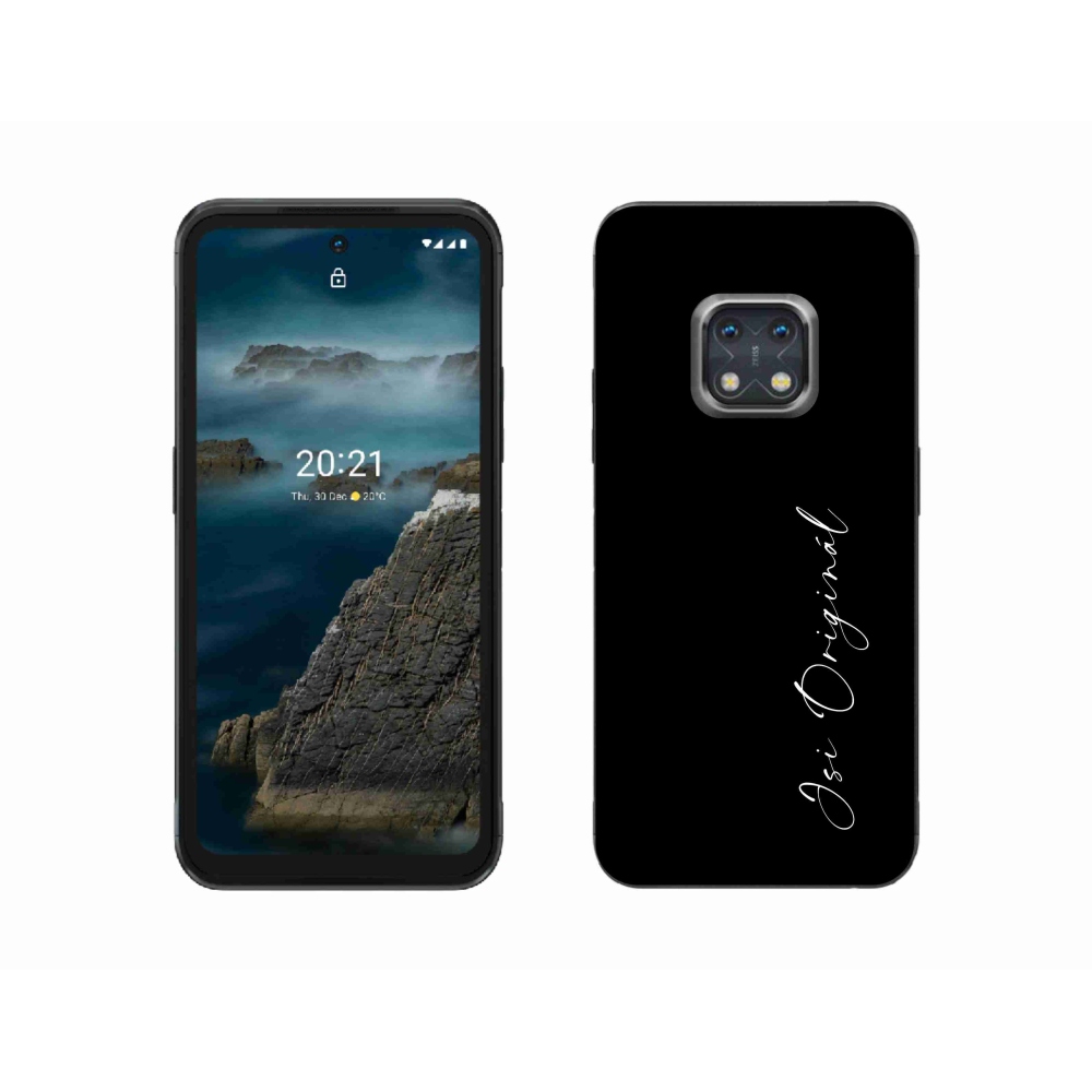 Gelový kryt mmCase na Nokia XR20 - jsi originál černé pozadí