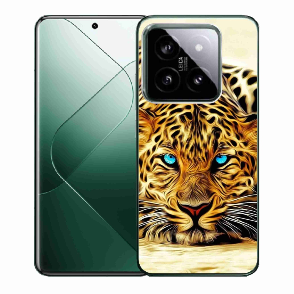 Gelový kryt mmCase na Xiaomi 14 - kreslený tygr