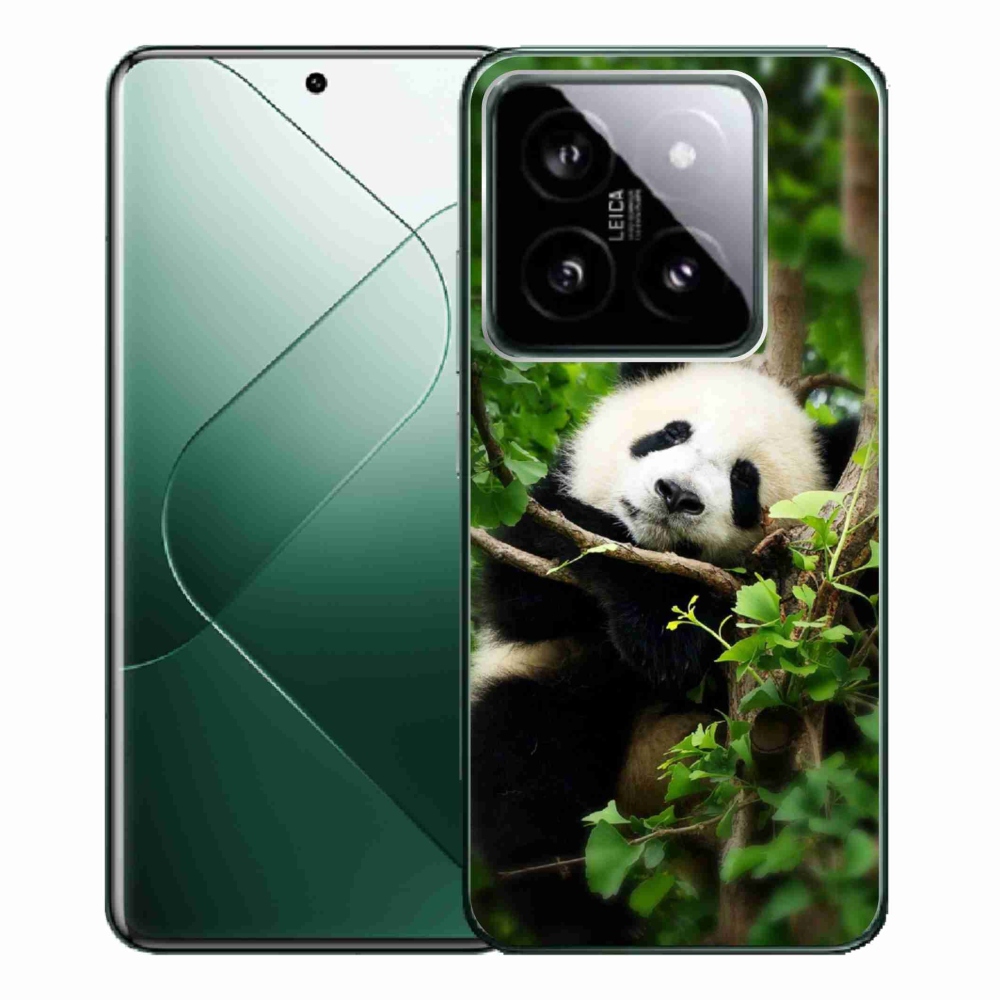 Gelový kryt mmCase na Xiaomi 14 Pro - panda