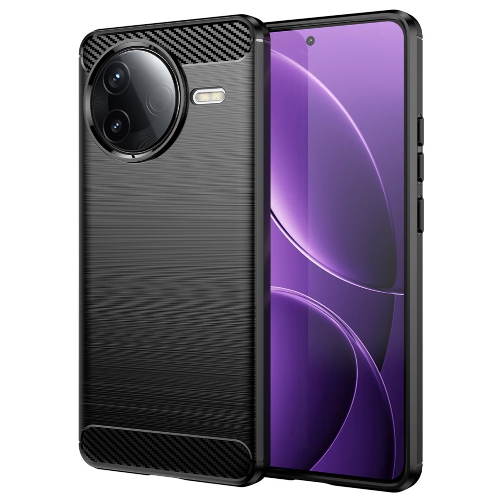 Carbon odolný gelový obal na Xiaomi Poco F7 Pro - černý