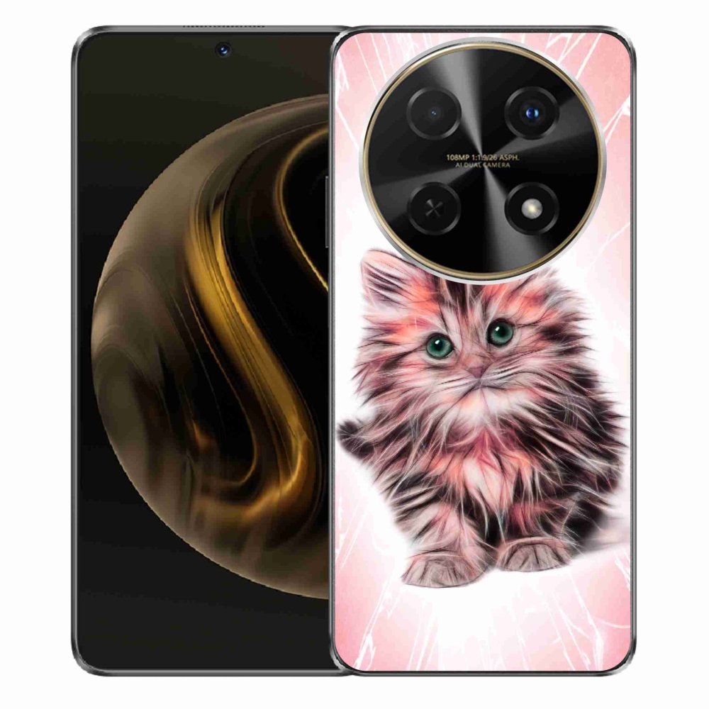 Gelový kryt mmCase na Huawei Nova 12i - roztomilé kotě