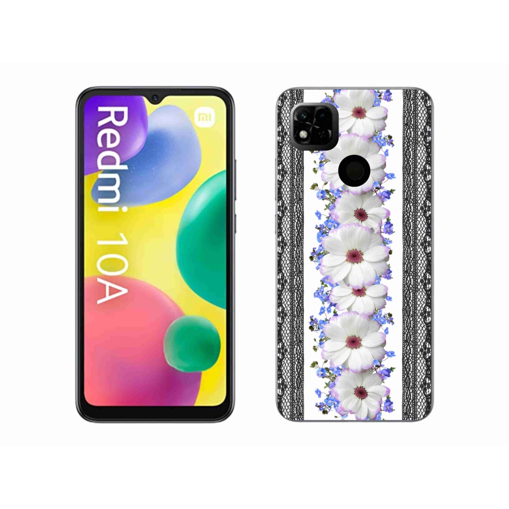 Gelový kryt mmCase na Xiaomi Redmi 10A - květiny 8