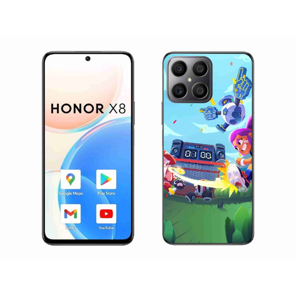 Gelový kryt mmCase na Honor X8 4G - brawl stars 1