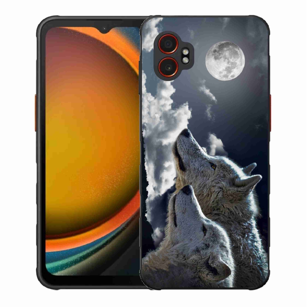 Gelový kryt mmCase na Samsung Galaxy Xcover 7 Pro - vlci