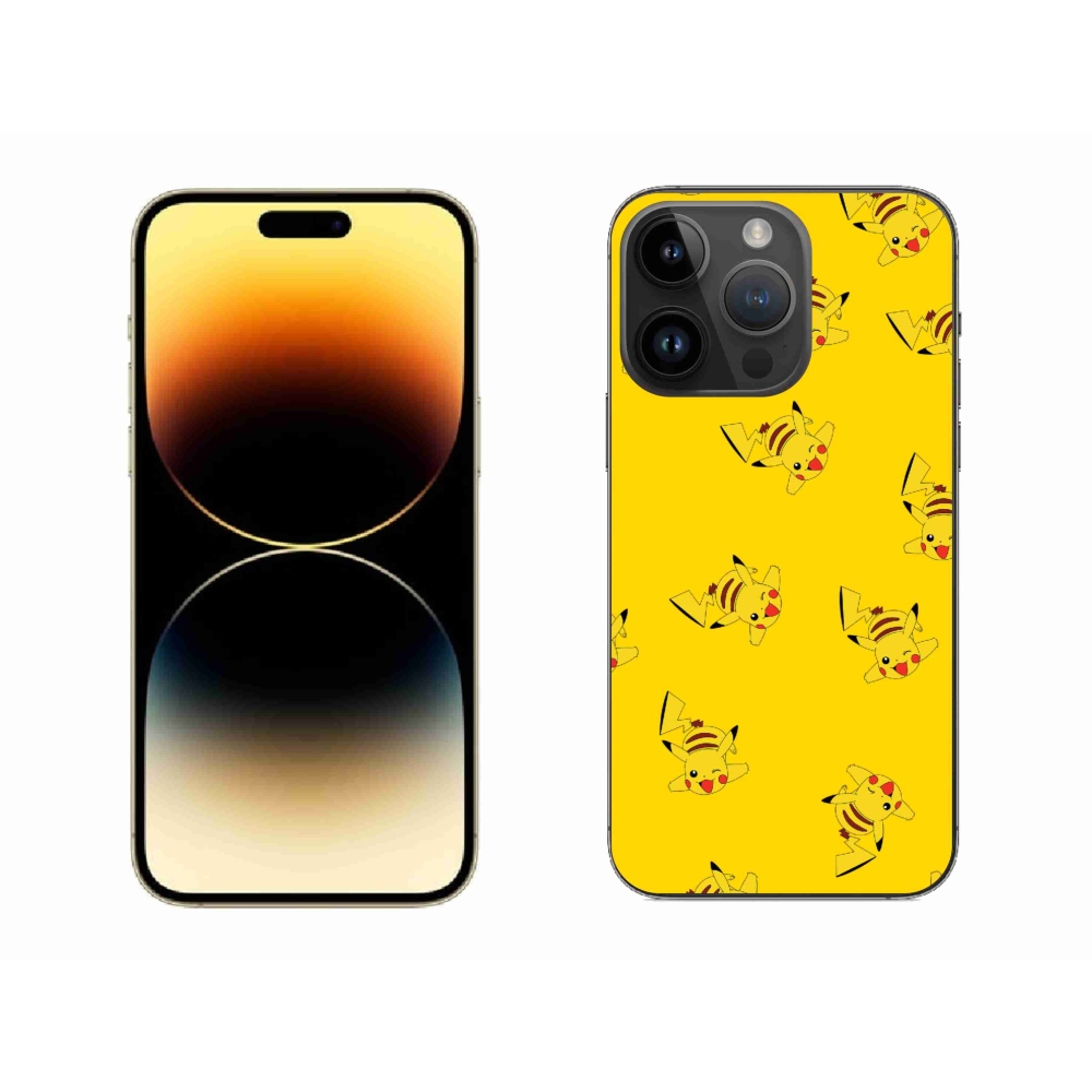 Gelový kryt mmCase na iPhone 14 Pro Max - pikachu