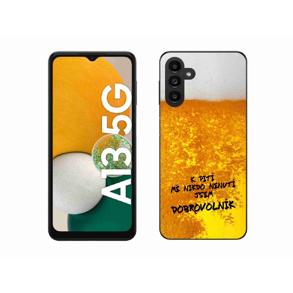 Gelový kryt mmCase na Samsung Galaxy A13 5G - pivní motiv 4