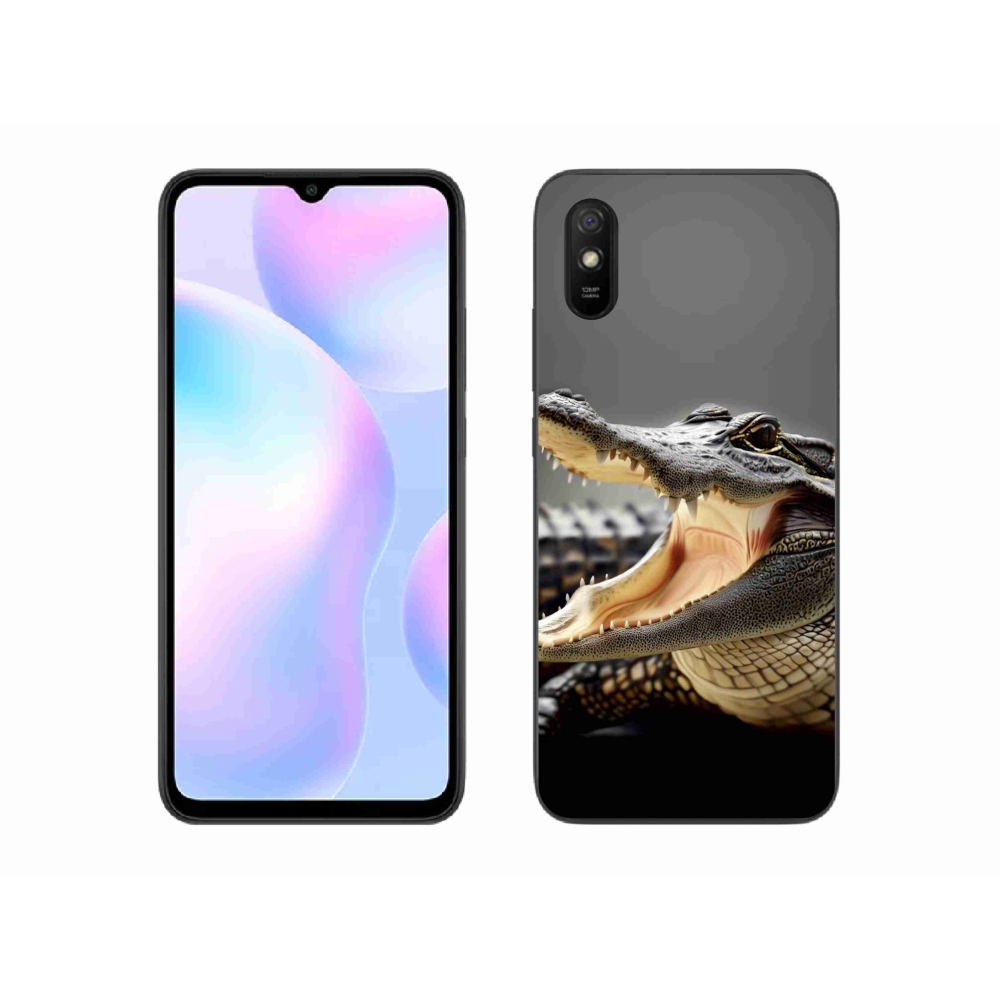 Gelový kryt mmCase na Xiaomi Redmi 9AT - krokodýl