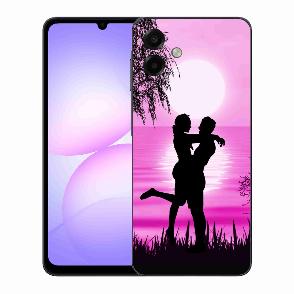 Gelový kryt mmCase na Samsung Galaxy A07 4G - západ slunce