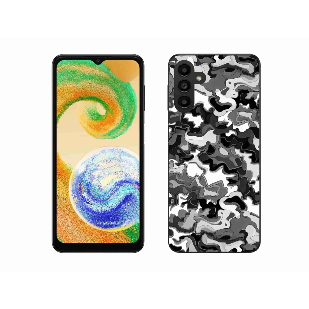 Gelový kryt mmCase na Samsung Galaxy A04s (164.7x76.7x9.1mm) - maskáčový vzor 3