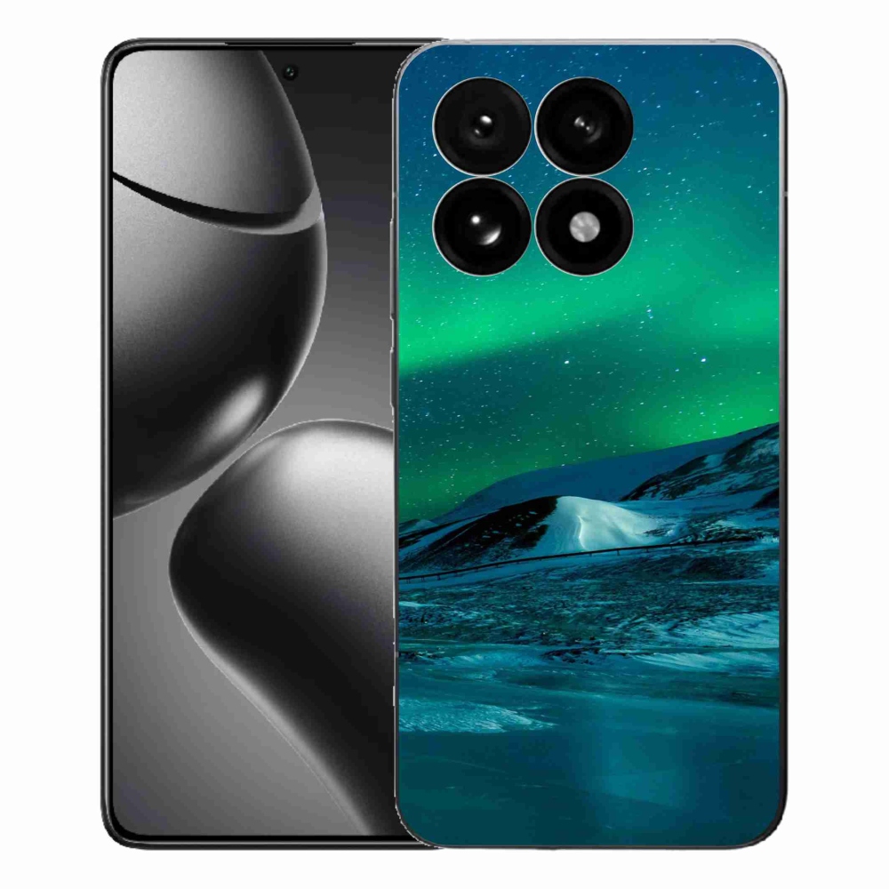 Gelový kryt mmCase na Xiaomi 15T - polární záře