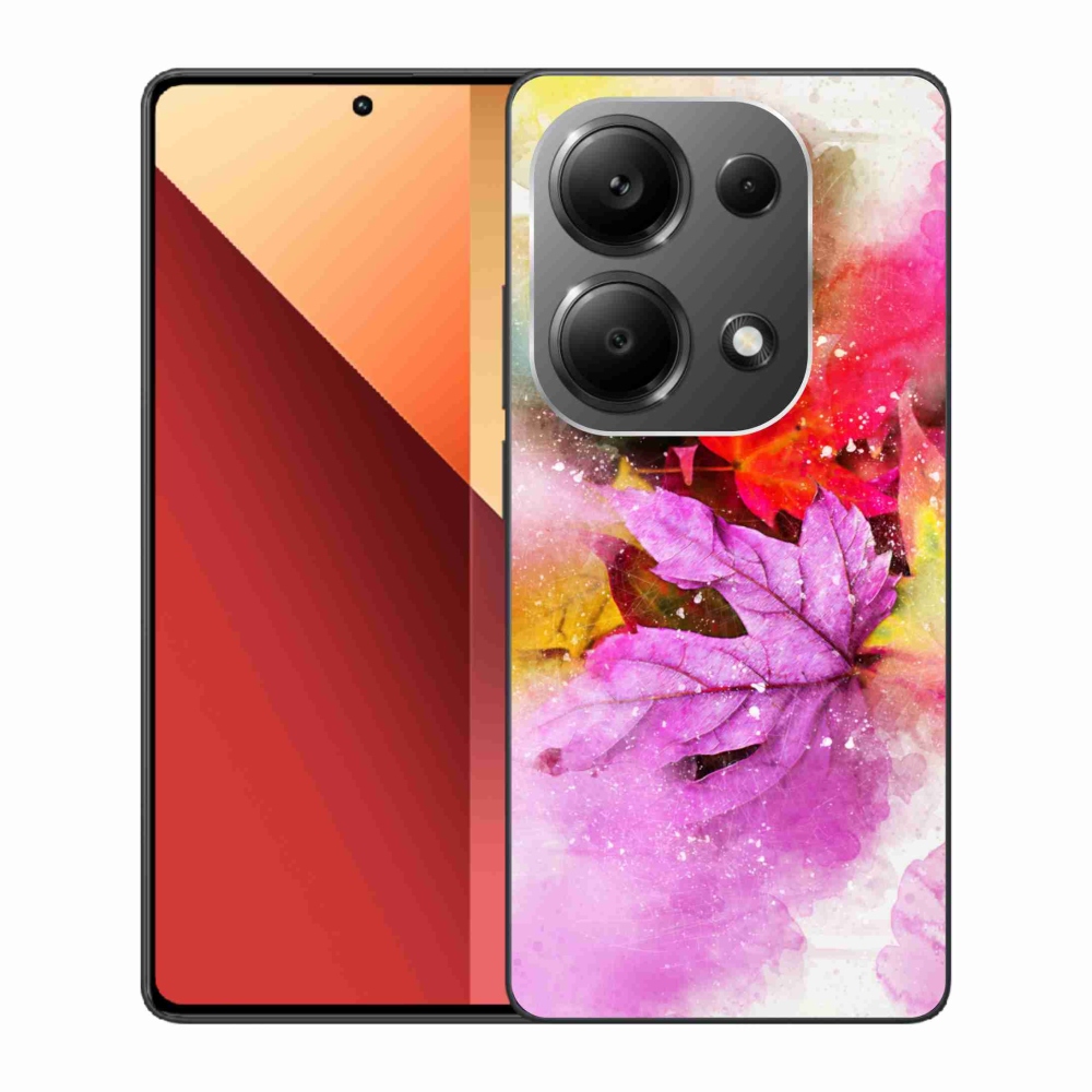 Gelový kryt mmCase na Xiaomi Redmi Note 13 Pro 4G/Poco M6 Pro - barevné listy