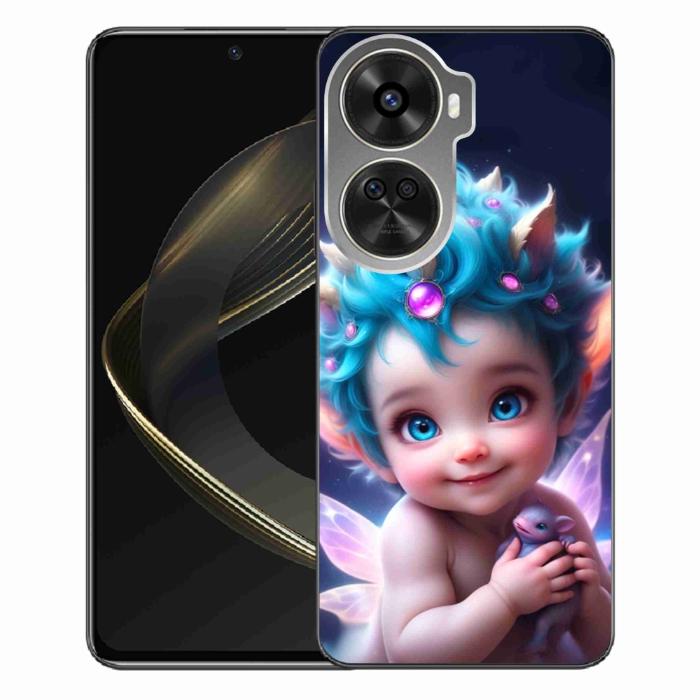 Gelový kryt mmCase na Huawei Nova 12 SE - dítě s motýlími křídly
