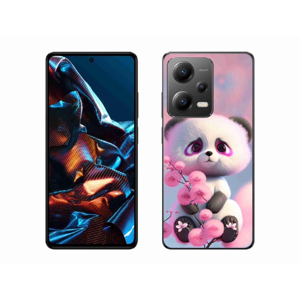 Gelový kryt mmCase na Xiaomi Redmi Note 12 Pro 5G - roztomilá panda 1