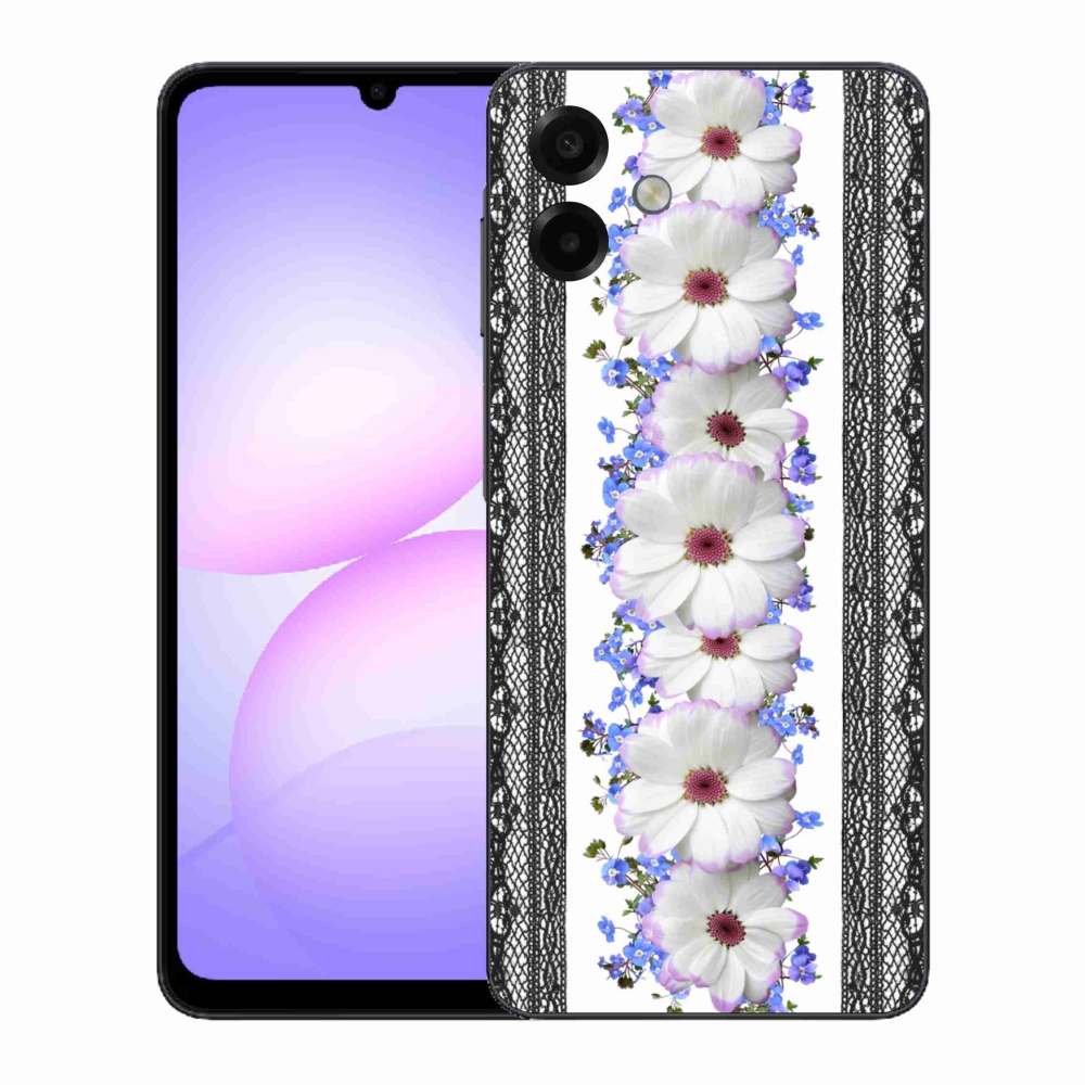 Gelový kryt mmCase na Samsung Galaxy A07 4G - květiny 8