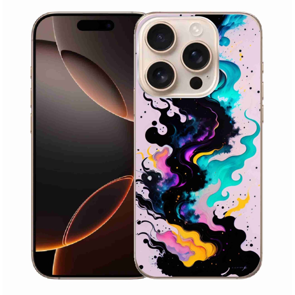 Gelový kryt mmCase na iPhone 16 Pro Max - abstraktní motiv 4