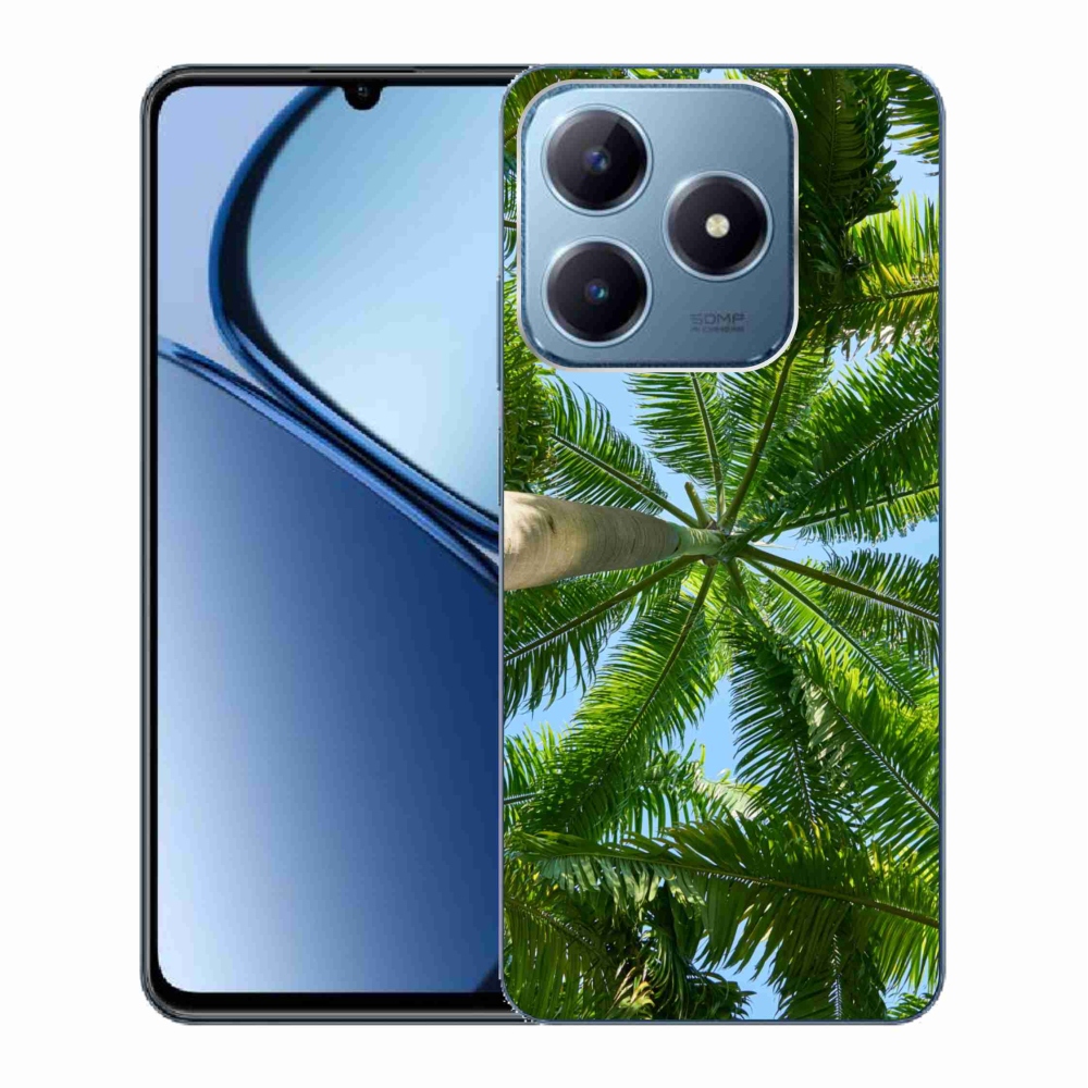 Gelový kryt mmCase na Realme C63 - palmy