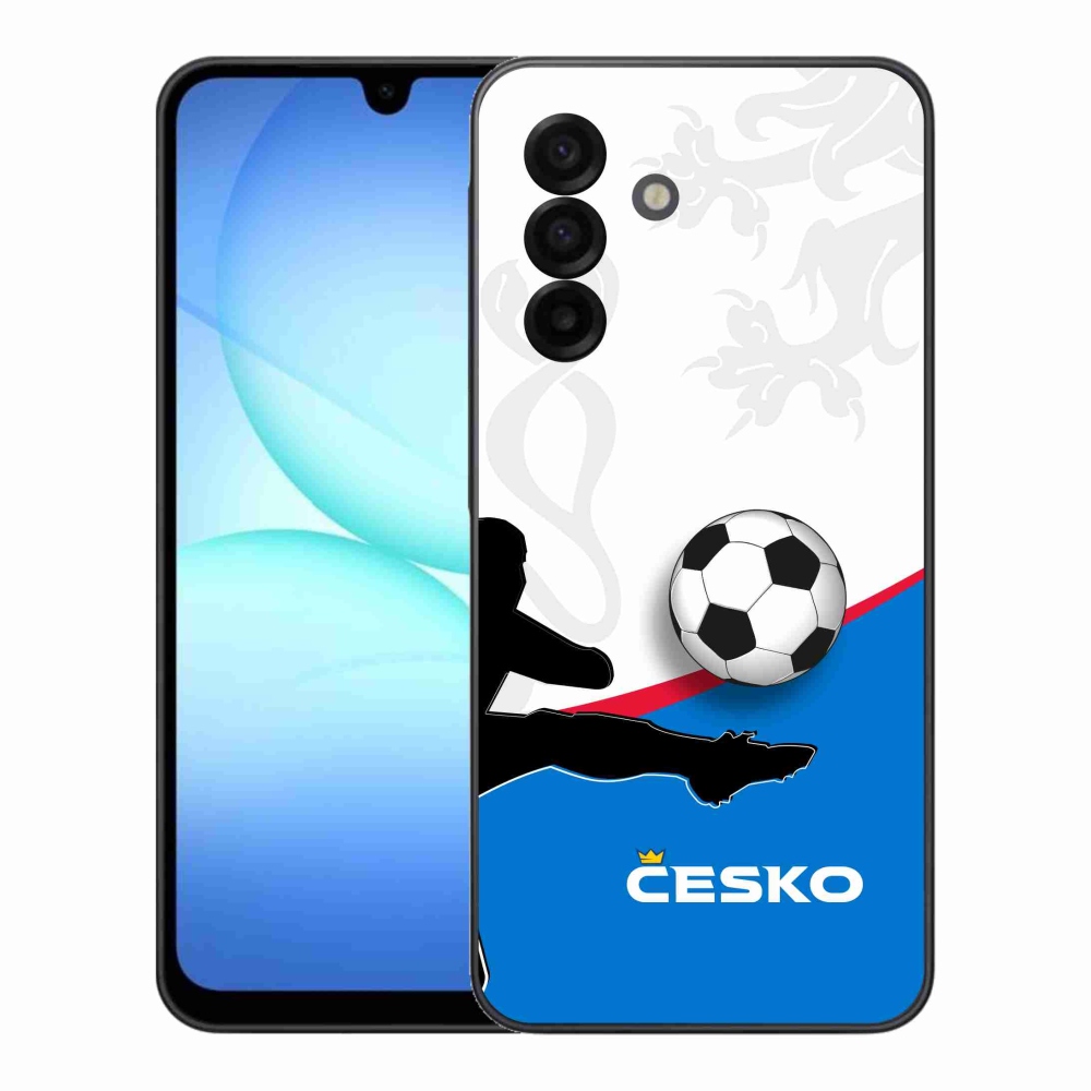 Gelový kryt mmCase na Samsung Galaxy A17 4G/5G - fotbal Česko 3