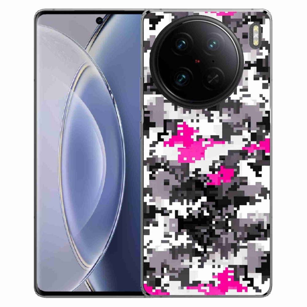 Gelový kryt mmCase na Vivo X90 Pro - maskáčový vzor 4